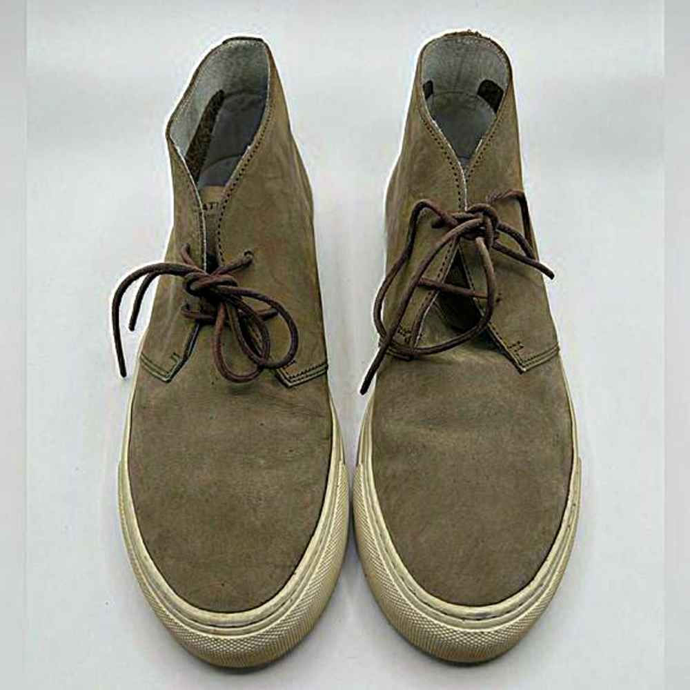 Slate & Stone Mens Gray Suede Beacon High Top Lace up SNEAKERS Sz 12 M‎ Casual
